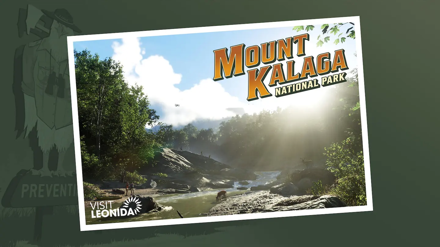 Mount Kalaga National Park Postcard الرسمي