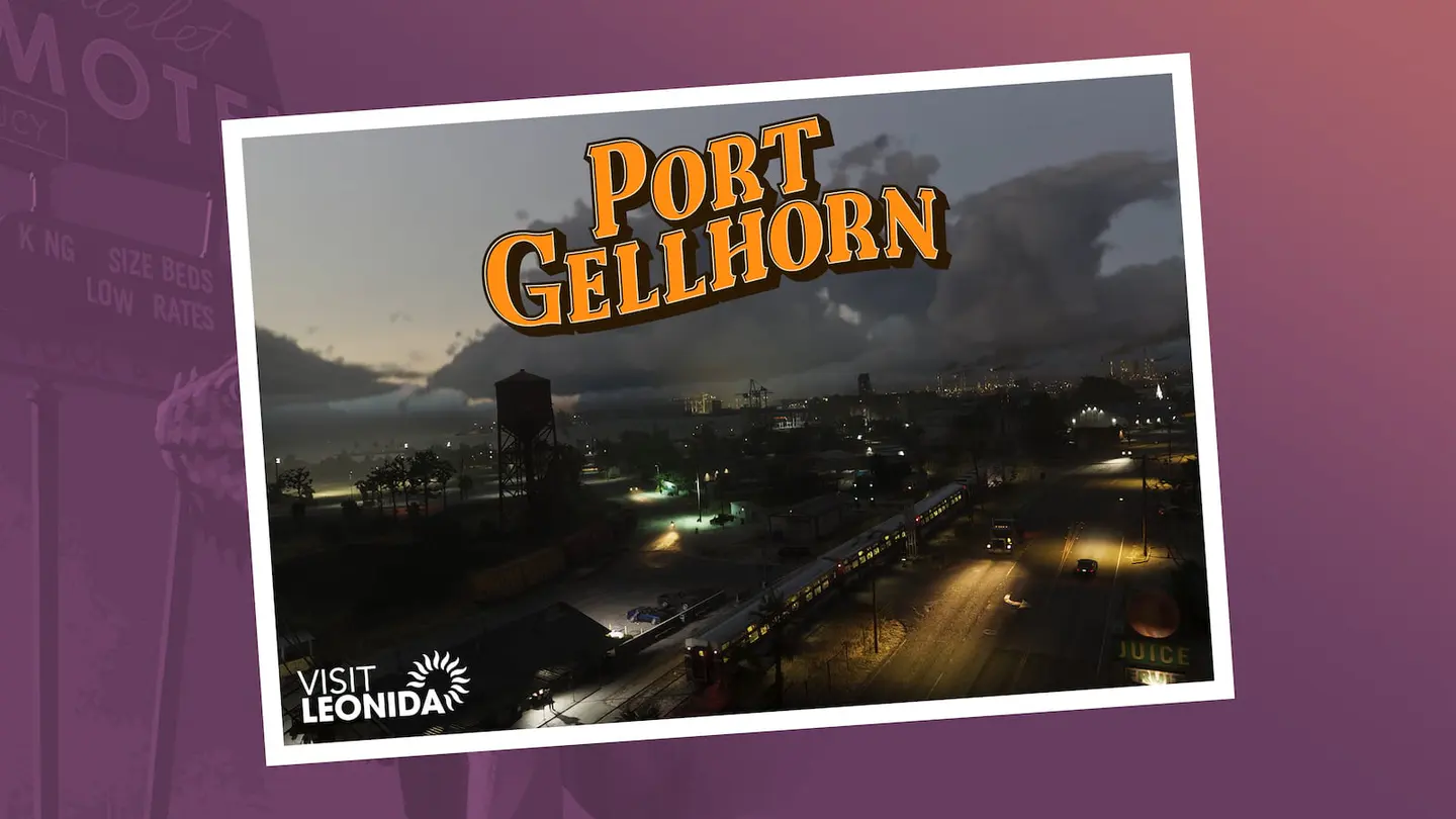 Port Gellhorn Postcard الرسمي