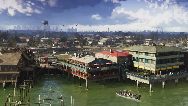 لقطة رسمية من عالم GTA VI