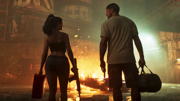 Jason and Lucia 08 — صورة رسمية من Grand Theft Auto VI