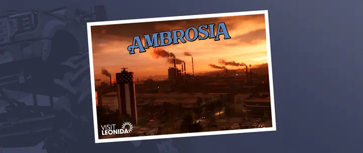 Ambrosia Postcard ultrawide — صورة رسمية من Grand Theft Auto VI