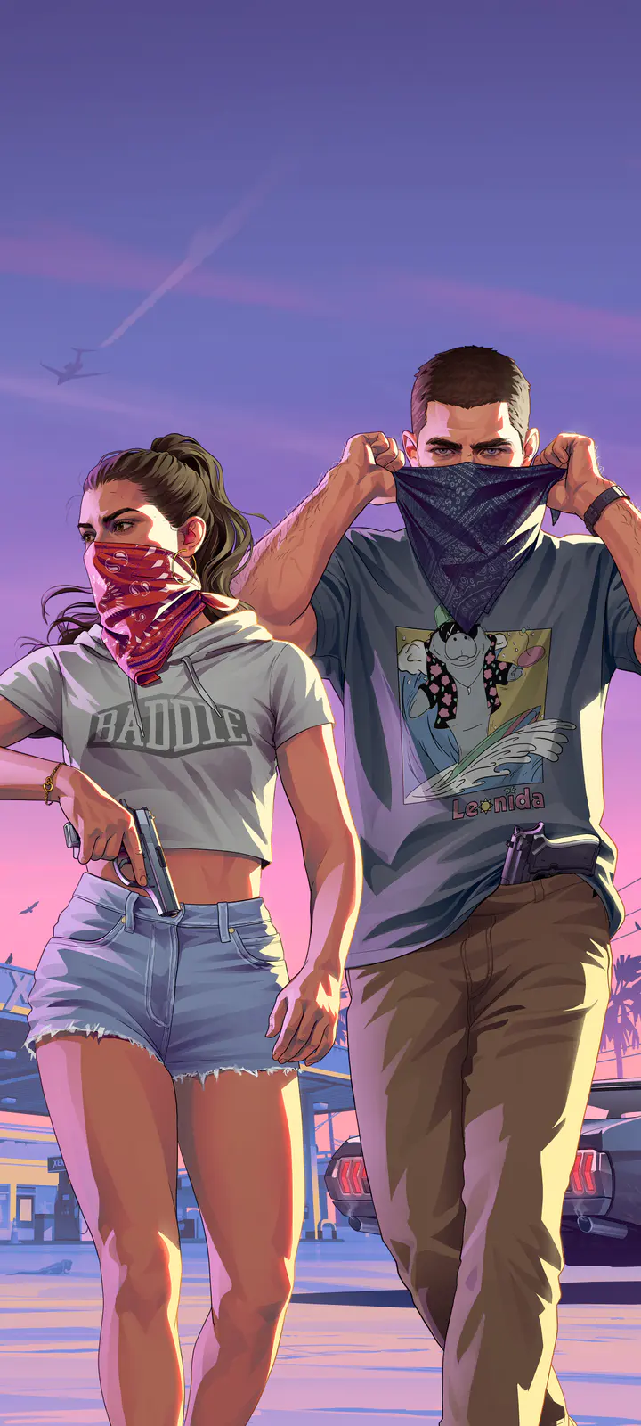Jason and Lucia Robbery phone — صورة رسمية من Grand Theft Auto VI