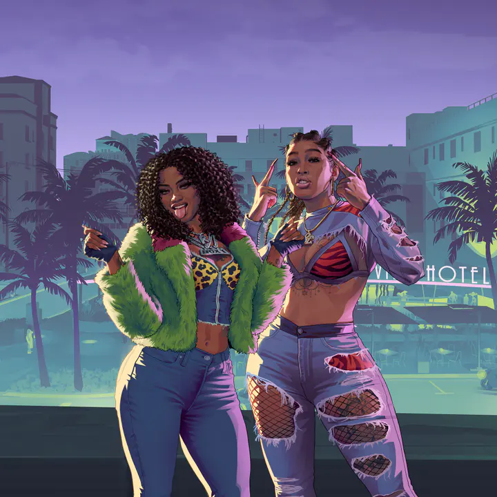 Real Dimez tablet — صورة رسمية من Grand Theft Auto VI