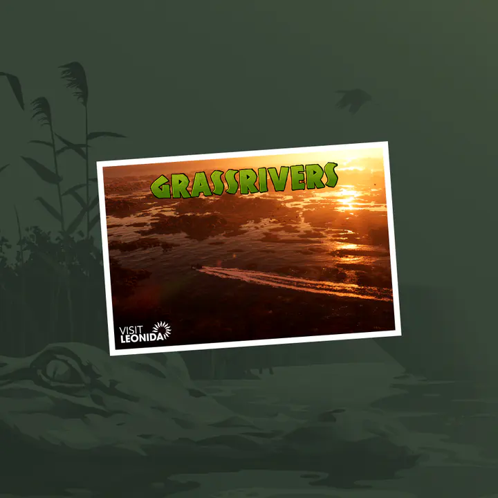 Grassrivers Postcard tablet — صورة رسمية من Grand Theft Auto VI