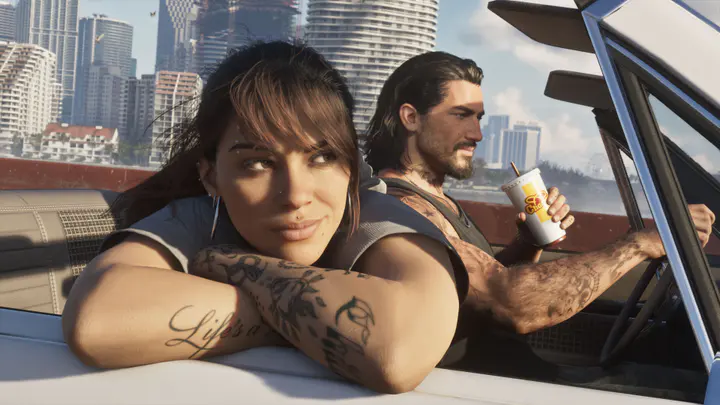 Jason and Lucia 03 — صورة رسمية من Grand Theft Auto VI
