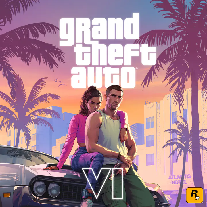 Jason and Lucia 01 With Logos square — صورة رسمية من Grand Theft Auto VI