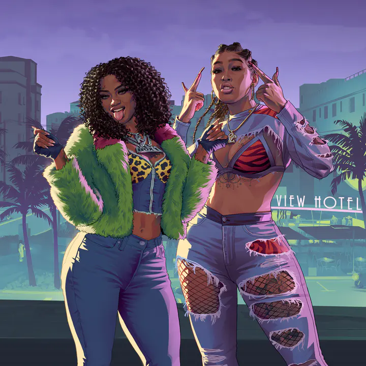 Real Dimez square — صورة رسمية من Grand Theft Auto VI