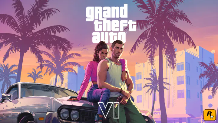 Jason and Lucia 01 With Logos — صورة رسمية من Grand Theft Auto VI