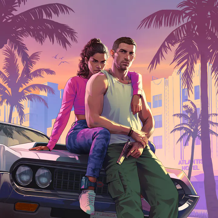 Jason and Lucia 01 square — صورة رسمية من Grand Theft Auto VI