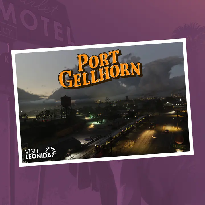 Port Gellhorn Postcard square — صورة رسمية من Grand Theft Auto VI