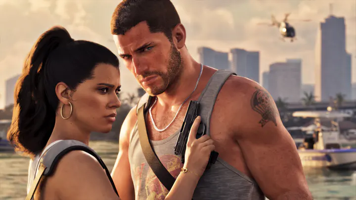 Jason and Lucia 01 — صورة رسمية من Grand Theft Auto VI