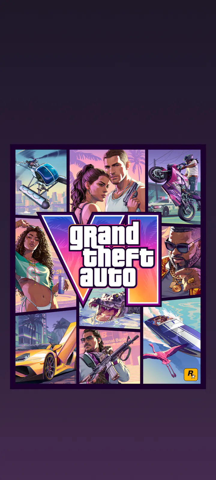 Official Cover Art phone — صورة رسمية من Grand Theft Auto VI